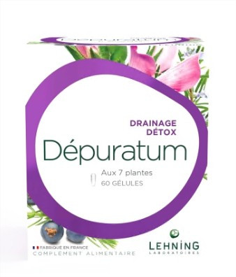 Lehning Depuratum 60 gélules - Pharmacie Agnès Praden à Alès