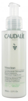 Caudalie Vinoclean Lait d'Amande Démaquillant 100 ml - Pharmacie Agnès Praden à Alès