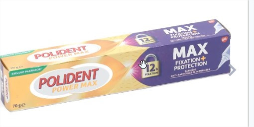 Polident Corega Maximum Contrôle Crème Fixative  70 g - Pharmacie Agnès Praden à Alès
