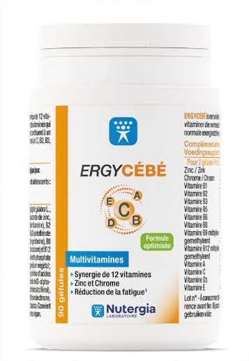 Nutergia Ergycébé 90 gélules - Pharmacie Agnès Praden à Alès