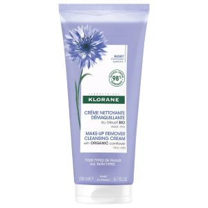Klorane Bleuet Crème Nettoyante Démaquillante 200ml - Pharmacie Agnès Praden à Alès
