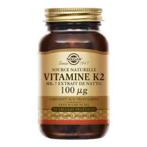 Solgar Vitamine K2 50 gélules - Pharmacie Agnès Praden à Alès