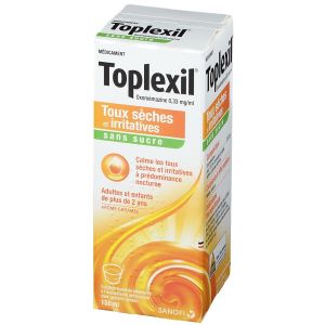  Toplexil Sans Sucre Solution Buvable 150 ml - Pharmacie Agnès Praden à Alès
