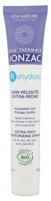 Eau de Jonzac REhydrate Soin Velouté Extra-Riche Bio 50 ml - Pharmacie Agnès Praden à Alès