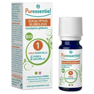 Puressentiel Huile Essentielle Eucalyptus Globuleux Bio 10 ml - Pharmacie Agnès Praden à Alès