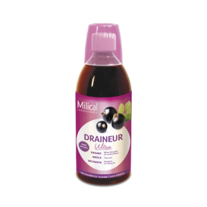 Milical Draineur Ultra Cassis 500 ml - Pharmacie Agnès Praden à Alès