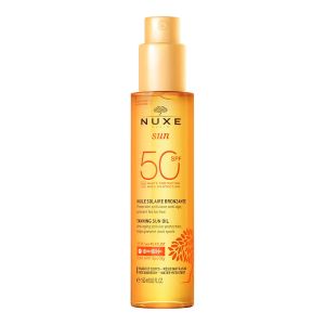 Nuxe Huile Bronzante Haute Protection SPF50 150ml - Pharmacie Agnès Praden à Alès