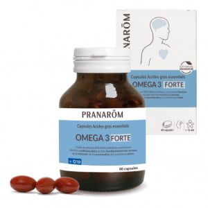 Pranarom Omega 3 Forte 60 Capsules - Pharmacie Agnès Praden à Alès