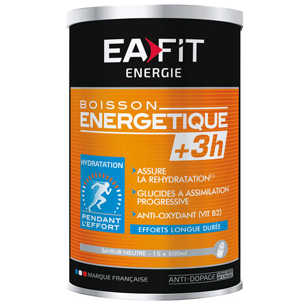 Eafit Énergie Boisson Énergétique +3h 500 g - Saveur : Neutre - Pharmacie Agnès Praden à Alès