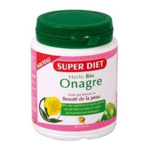 Super Diet Huile D'Onagre 200 Capsules - Pharmacie Agnès Praden à Alès
