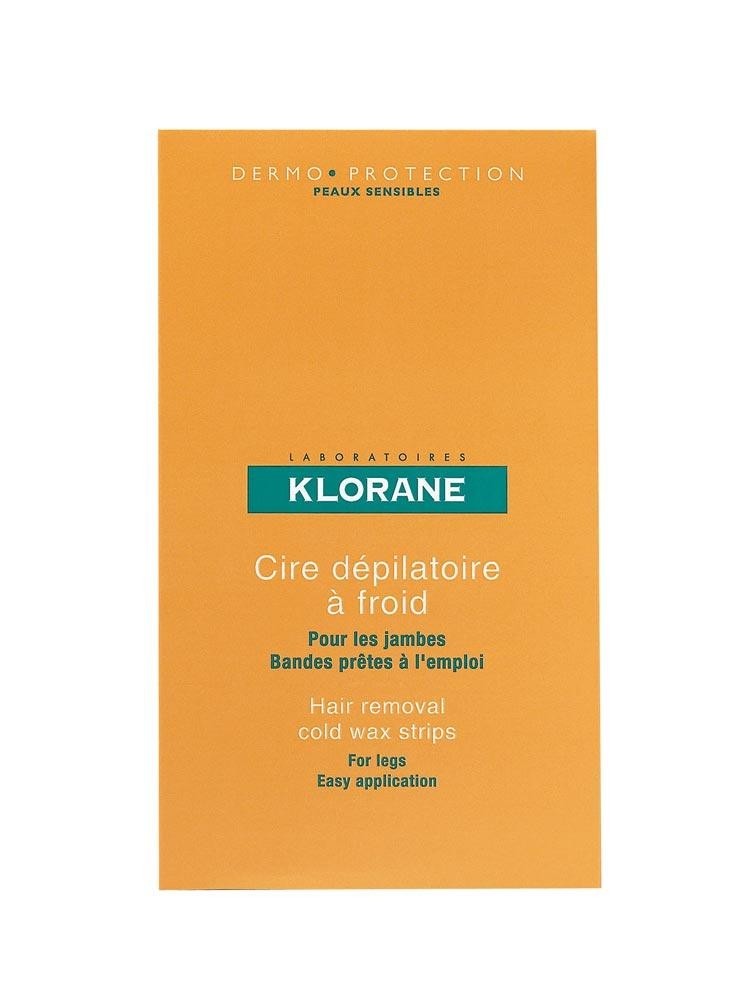 Klorane 6 Doubles Bandes de Cire Froide à l'Amande Douce - Pharmacie Agnès Praden à Alès