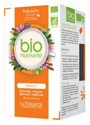 Nutrisanté Infusion Bio Transit 20 Sachets - Pharmacie Agnès Praden à Alès