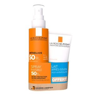 La Roche Posay Solaires Anthelios Spray Corps SPF50 200Ml et Post UV 75Ml Offert - Pharmacie Agnès Praden à Alès
