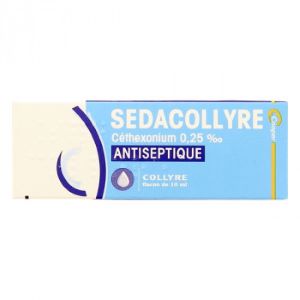 Cooper Sedacollyre Collyre 0,025% Antiseptique 10ml  - Pharmacie Agnès Praden à Alès