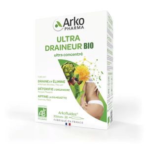 Arkopharma Arkofluides Ultra Draineur Bio 30 Ampoules - Pharmacie Agnès Praden à Alès