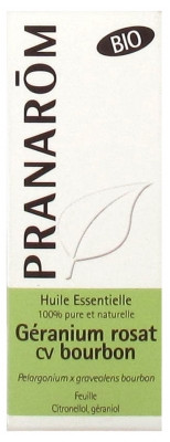 Pranarôm Huile Essentielle Géranium Rosat cv bourbon  Bio 10 ml - Pharmacie Agnès Praden à Alès