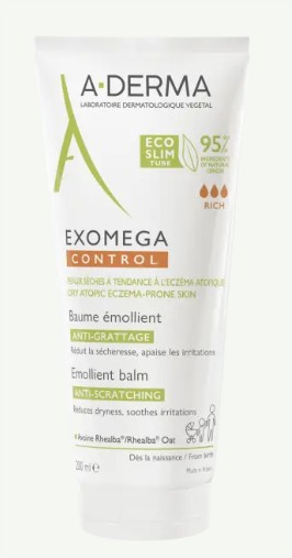 A-derma Exomega Control Crème émolliente 200ml - Pharmacie Agnès Praden à Alès