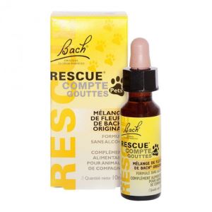 Fleur De Bach Rescue - Compte-Gouttes Pets, 10ml - Pharmacie Agnès Praden à Alès
