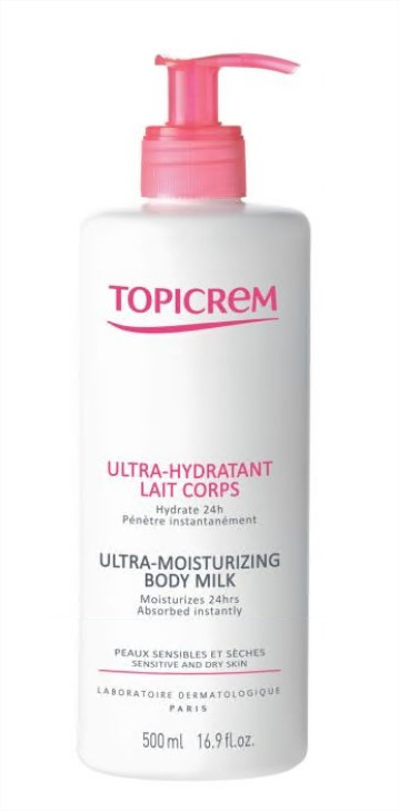 Topicrem Ultra hydratant lait corps 500 ml - Pharmacie Agnès Praden à Alès