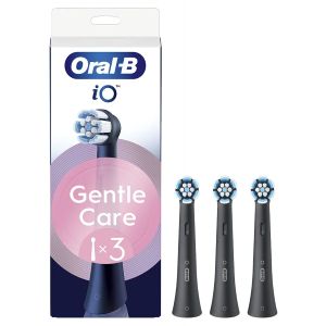 Oral-B iO Brossettes pour Brosse à Dents Electrique Noires Gentle Care x3