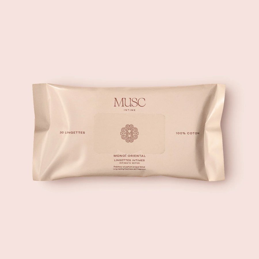 Musc Intimes Lingettes Intimes MonoÏ Orient 30 Unités  - Pharmacie Agnès Praden à Alès