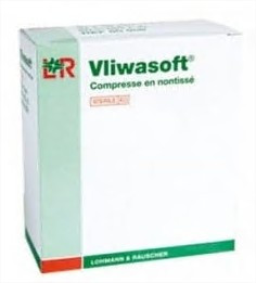 Lohmann Compresses non tissés stériles 7.5x7.5 - 50 sachets de 2 - Pharmacie Agnès Praden à Alès