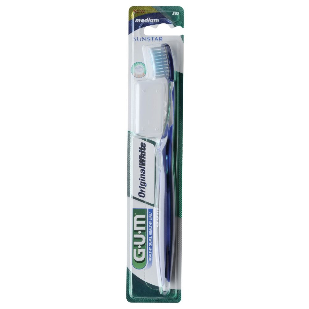 GUM Original White Brosse à Dents Medium 563 - Pharmacie Agnès Praden à Alès