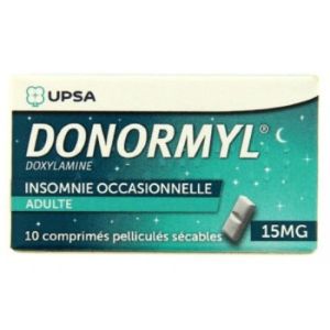 Upsa Donormyl 15mg 10 Comprimés - Pharmacie Agnès Praden à Alès