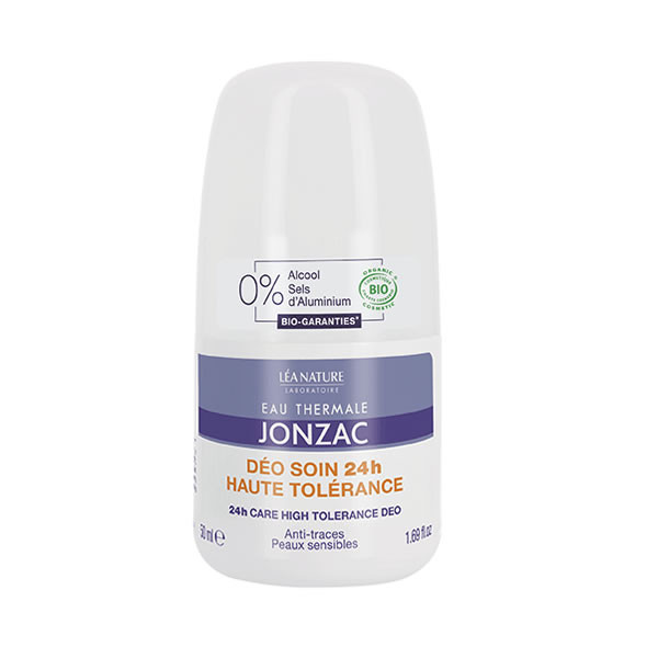 Eau de Jonzac Déo Soin Haute Tolérance 24H Bio 50 ml - Pharmacie Agnès Praden à Alès