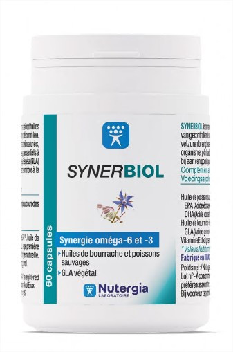 Nutergia Synerbiol 60 capsules - Pharmacie Agnès Praden à Alès