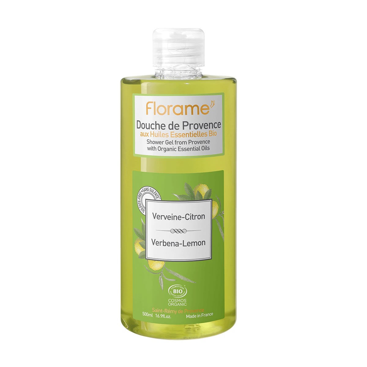Florame gel douche de provence verveine citron 1L - Pharmacie Agnès Praden à Alès