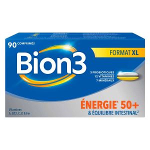 Bion 3 Vitalité 50+ 90 Comprimés - Pharmacie Agnès Praden à Alès