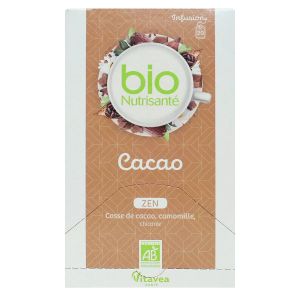 Nutrisanté Infusion Cacao Bio 20 Sachets - Pharmacie Agnès Praden à Alès