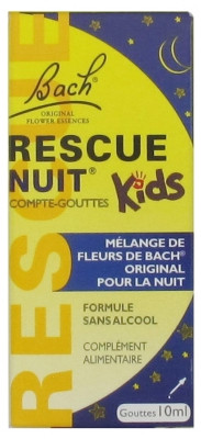 Fleur de Bach Rescue Kids Nuit Compte-Gouttes 10 ml - Pharmacie Agnès Praden à Alès