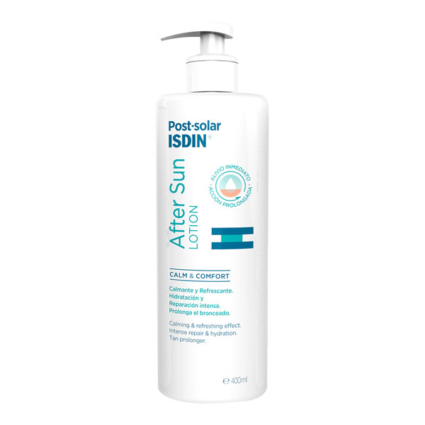 Isdin post-solar after sun lotion 400ml - Pharmacie Agnès Praden à Alès