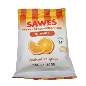 Sawes Pastilles Adoucissantes Orange 50g - Pharmacie Agnès Praden à Alès