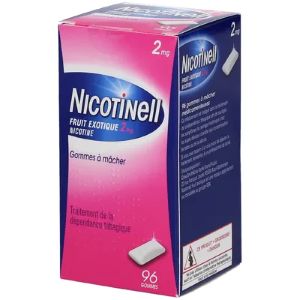 Gsk Nicotinell Fruit Exotique 2mg 96 Gommes  - Pharmacie Agnès Praden à Alès