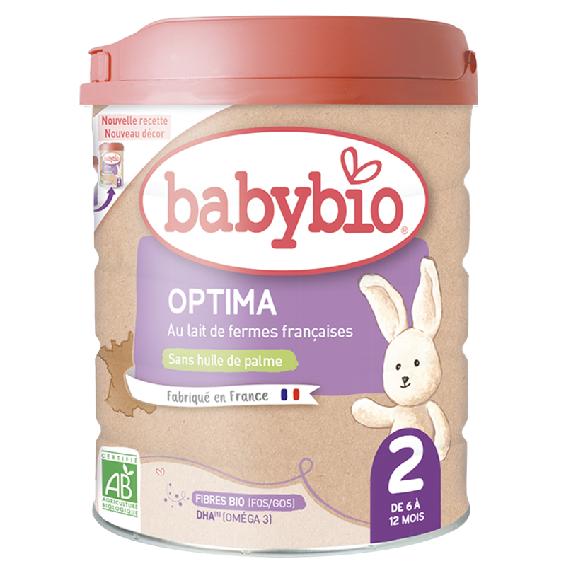 Babybio Optima 2ème âge 800g - Pharmacie Agnès Praden à Alès