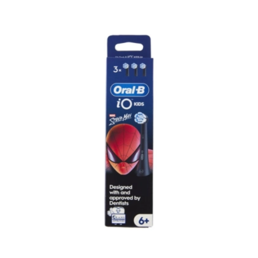  ORAL B iO Kids Brossettes de Rechange Brosse à Dents Electrique Spiderman - x1 - Pharmacie Agnès Praden à Alès