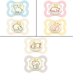 Mam Sucette Nuit Suprême Silicone 2-6 mois x 2 - 3 Coloris - Pharmacie Agnès Praden à Alès