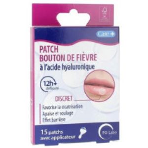 Eg Labo Care+ Patch Bouton De Fièvre Avec Applicateur 15 Patchs - Pharmacie Agnès Praden à Alès