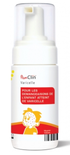 Poxclin Varicelle mousse 100 ml - Pharmacie Agnès Praden à Alès