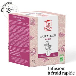 Thés de la Pagode Infusion Glacée à la Cerise 15 Sachets - Pharmacie Agnès Praden à Alès