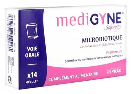 Medigyne Microbiotique 14 Gélules - Pharmacie Agnès Praden à Alès