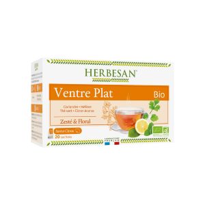 Super Diet Herbesan Infusion Bio Ventre Plat 20 Sachets - Pharmacie Agnès Praden à Alès