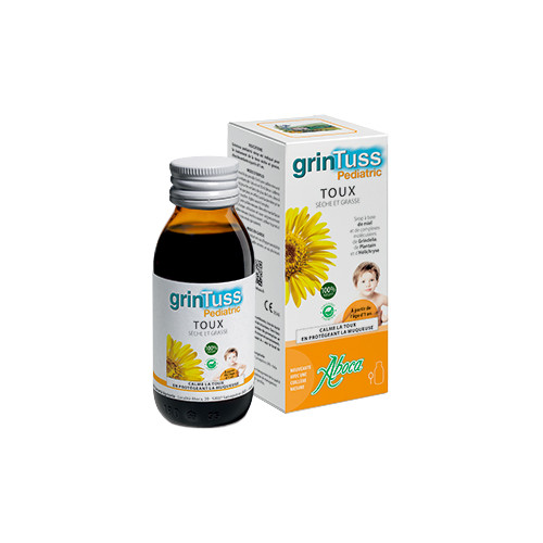 Aboca Grintuss pediatric sirop 128 g - Pharmacie Agnès Praden à Alès