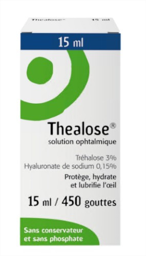 Théalose Solution ophtalmique 15 ml - Pharmacie Agnès Praden à Alès