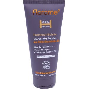 Florame Shampoing Douche Fraîcheur Boisée 200ml - Pharmacie Agnès Praden à Alès