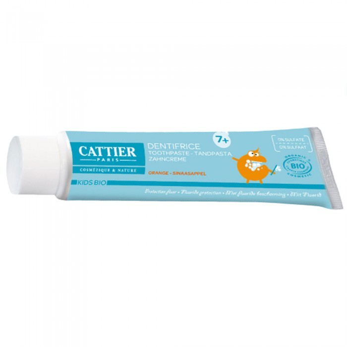 Cattier Kids Bio Dentifrice 7 Ans+ Orange 50 ml - Pharmacie Agnès Praden à Alès