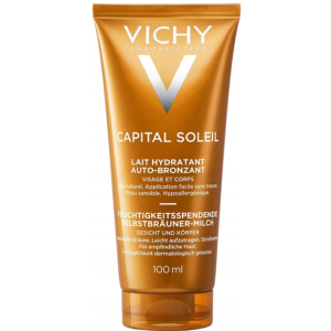Vichy Capital Soleil Lait Hydratant Auto Bronzant 100 ml - Pharmacie Agnès Praden à Alès